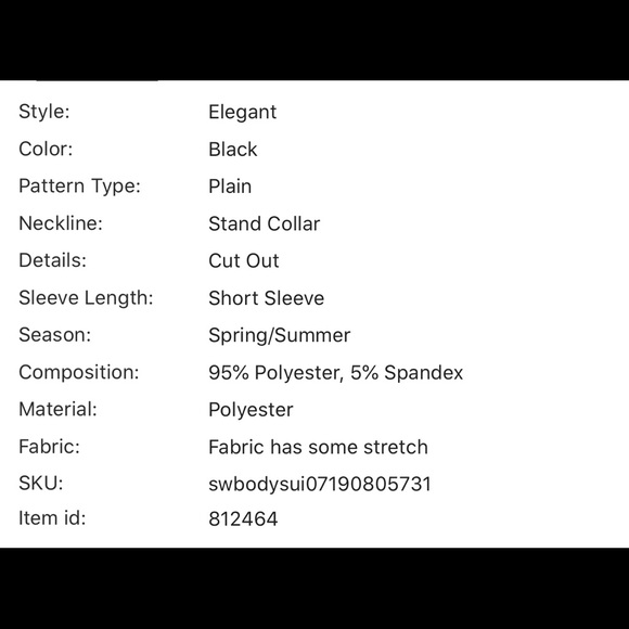 Plus Solid Mock-Neck Laser Cut Bodysuit - Picture 5 of 6